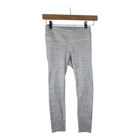 Outdoor Voices Women's Crop 21" Leggings size XS Gray Pink - Picture 1 of 7